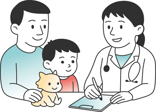 "Arztbesuch", Me.ki Grafik: "Arztbesuch", Me.ki